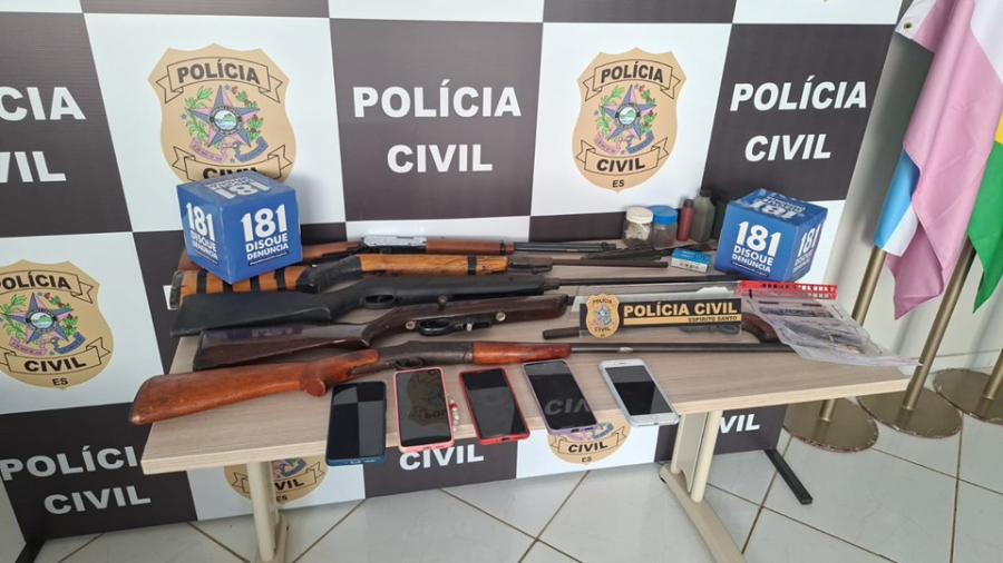 Operação O Paiol: Polícia Civil apreende mais seis armas de fogo em desdobramento da Operação Lucas 3:14