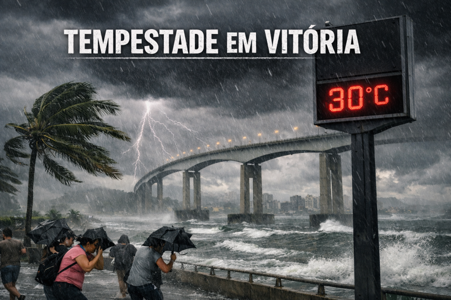 Espírito Santo no centro das atenções: Estado tem alerta de tempestades para este sábado (13)