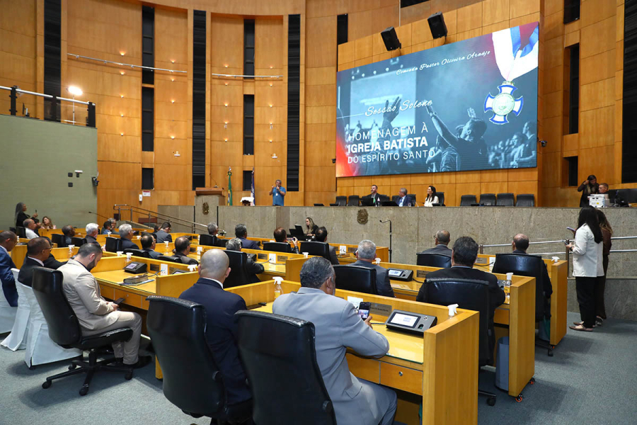 Igreja Batista é homenageada em sessão solene na Assembleia
