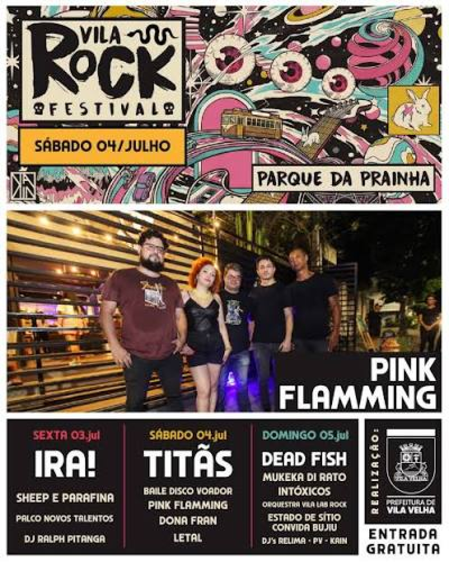 Ultimos dia para as inscrições de novas bandas para se apresentarem no Vila Rock Festival em Vila Velha