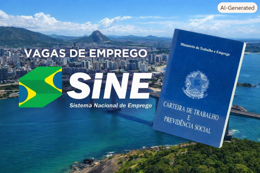 Mais de 1.000 vagas de emprego abertas nos SINEs da Grande Vitória!