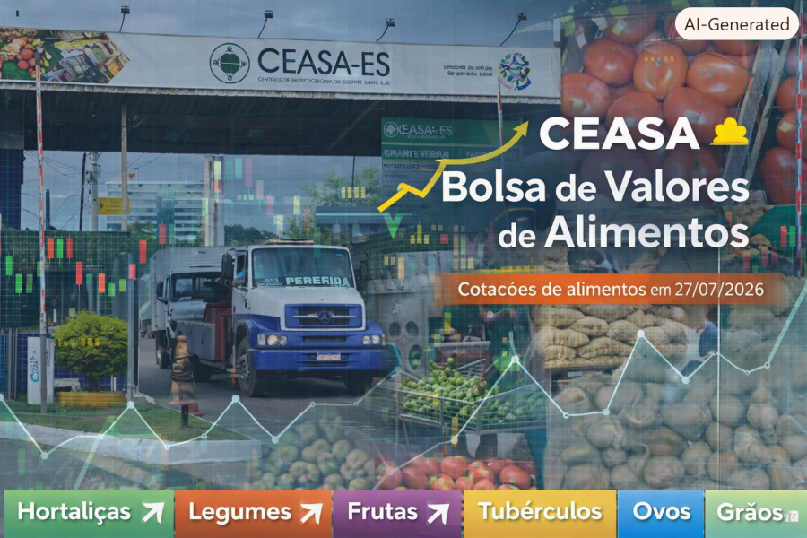 TABELA DE PREÇOS CEASA - ES  27/07/2026