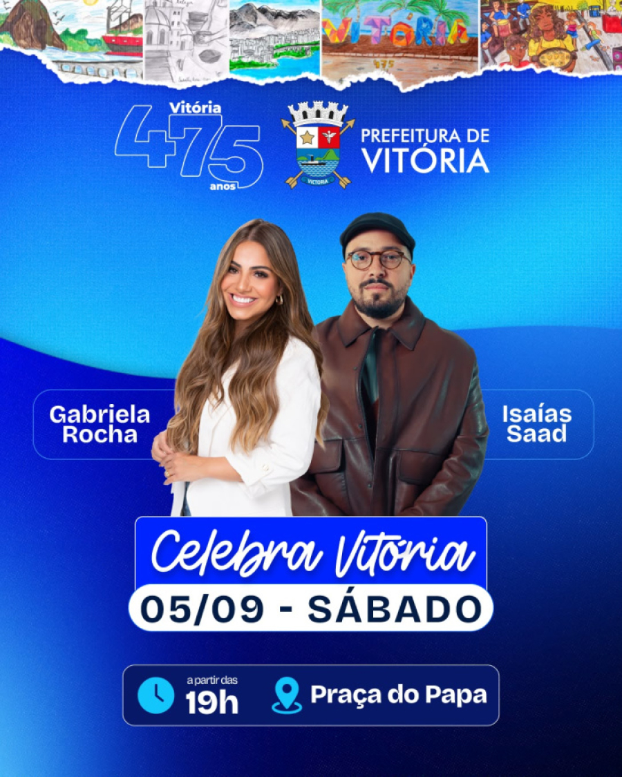 Celebra Vitória abre programação dos 475 anos da capital capixaba com grandes shows